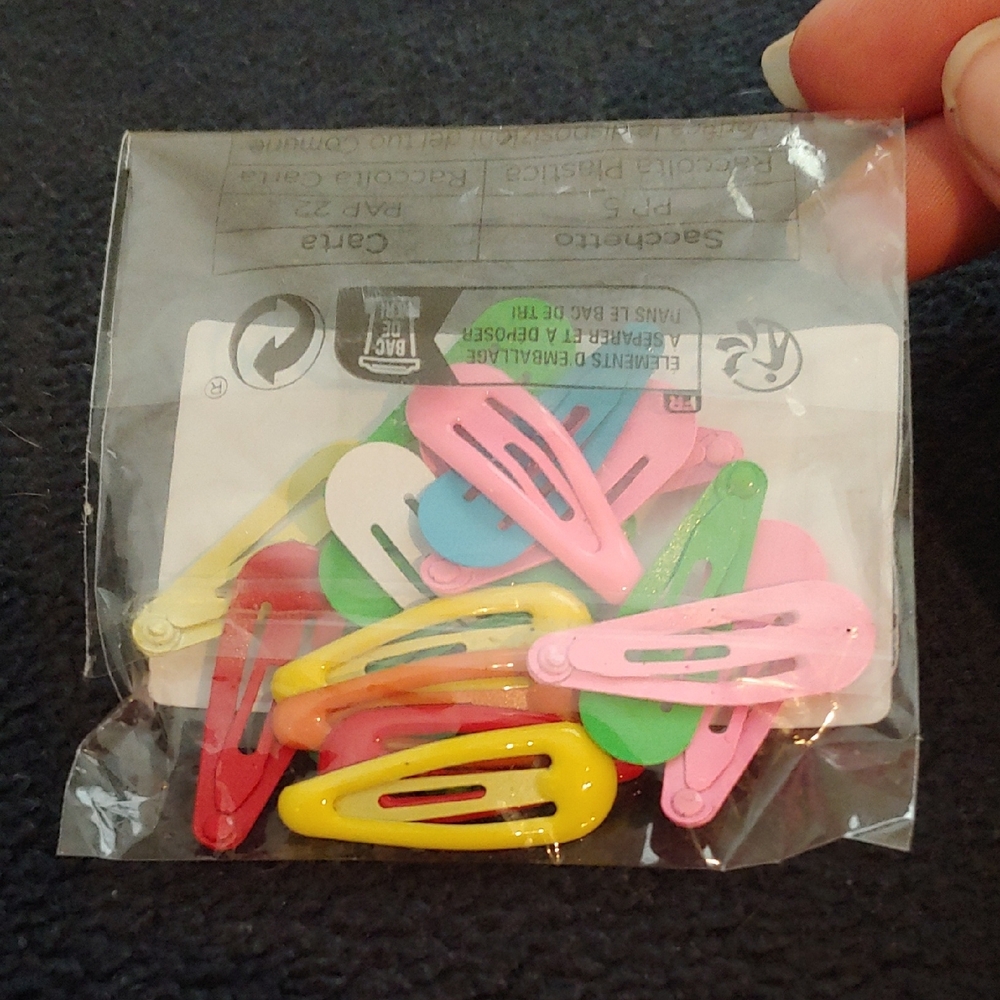 Colorful Hair Clips Set
